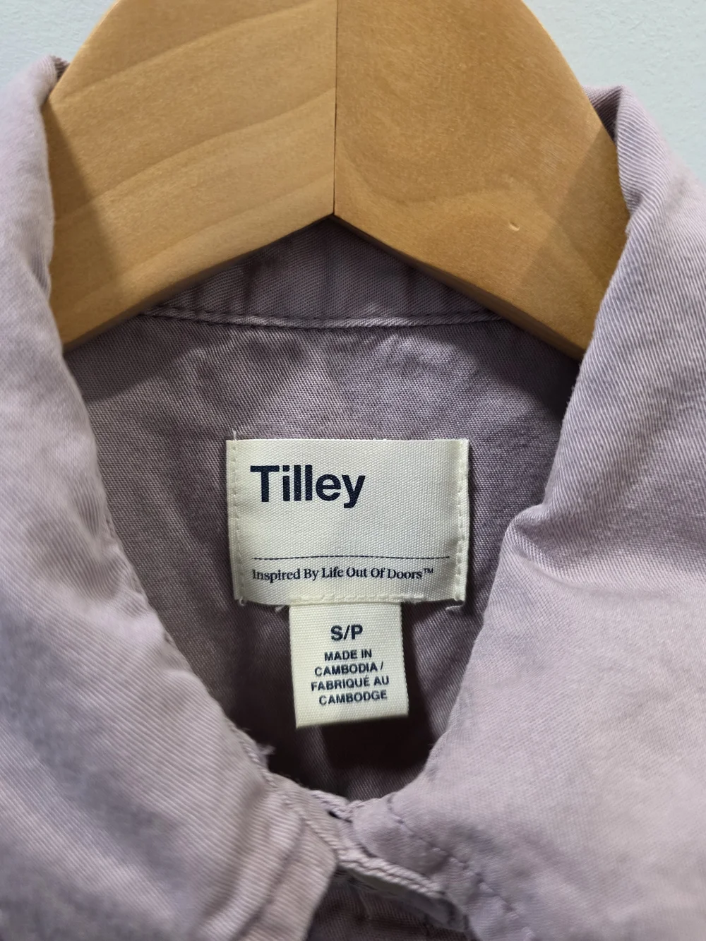 Tilley Lavender Lyocell Button Front Cap Sleeve Blouse – Size Small - Picture 4 of 8